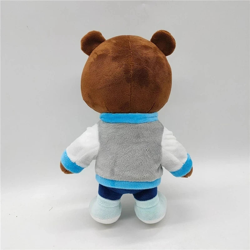 30cm Kawaii Kanye Dropout Bear Teddy Bear Plush Toys Kanye West Graduation Soft Stuffed Home Room Decor Birthday Gift Leedoar