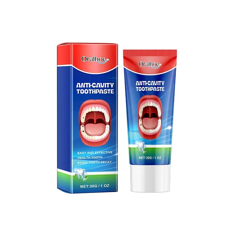 30g Anti Decay Toothpaste Dental Caries Repair Cream Prevent Tooth Decay Removing Dental Calculus Protect Teeth Freshens Breath Leedoar