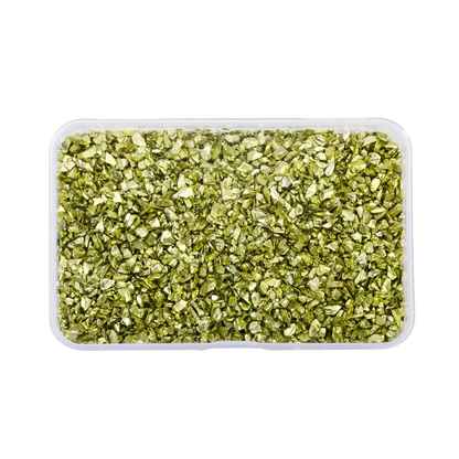 30g/Box Crushed Glass Stones Resin Filling Irregular Broken Stone for DIY Epoxy Resin Mold Crafts Nail Art Decoration Material Leedoar