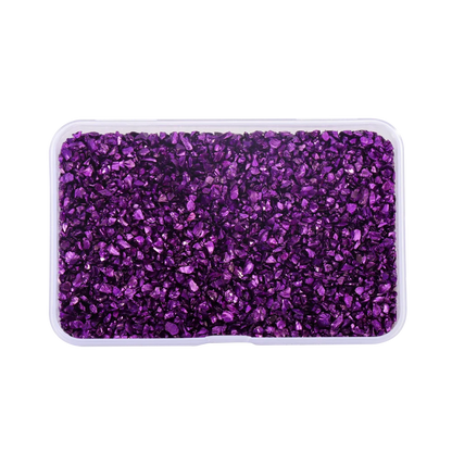 30g/Box Crushed Glass Stones Resin Filling Irregular Broken Stone for DIY Epoxy Resin Mold Crafts Nail Art Decoration Material Leedoar