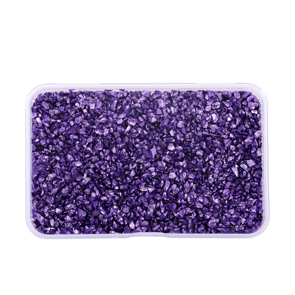 30g/Box Crushed Glass Stones Resin Filling Irregular Broken Stone for DIY Epoxy Resin Mold Crafts Nail Art Decoration Material Leedoar