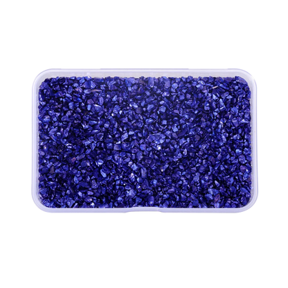 30g/Box Crushed Glass Stones Resin Filling Irregular Broken Stone for DIY Epoxy Resin Mold Crafts Nail Art Decoration Material Leedoar