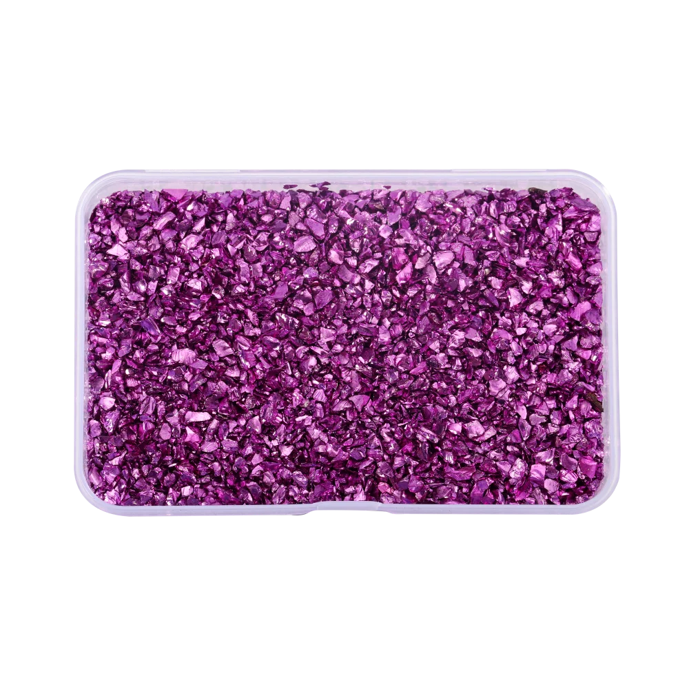 30g/Box Crushed Glass Stones Resin Filling Irregular Broken Stone for DIY Epoxy Resin Mold Crafts Nail Art Decoration Material Leedoar