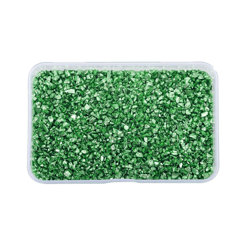 30g/Box Crushed Glass Stones Resin Filling Irregular Broken Stone for DIY Epoxy Resin Mold Crafts Nail Art Decoration Material Leedoar