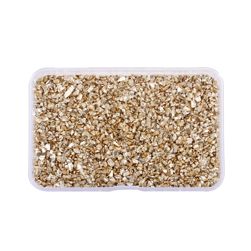 30g/Box Crushed Glass Stones Resin Filling Irregular Broken Stone for DIY Epoxy Resin Mold Crafts Nail Art Decoration Material Leedoar