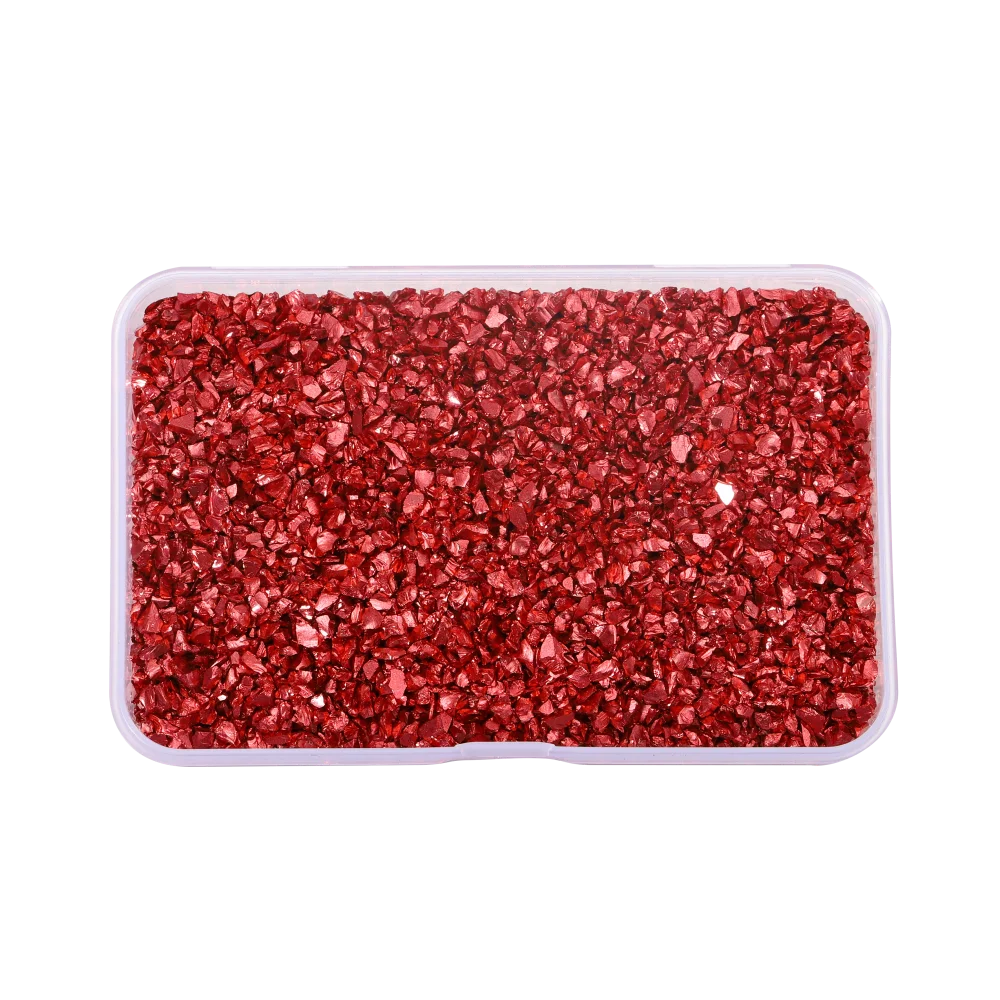 30g/Box Crushed Glass Stones Resin Filling Irregular Broken Stone for DIY Epoxy Resin Mold Crafts Nail Art Decoration Material Leedoar