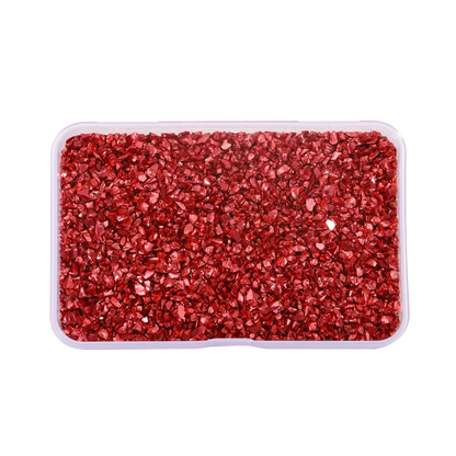 30g/Box Crushed Glass Stones Resin Filling Irregular Broken Stone for DIY Epoxy Resin Mold Crafts Nail Art Decoration Material Leedoar