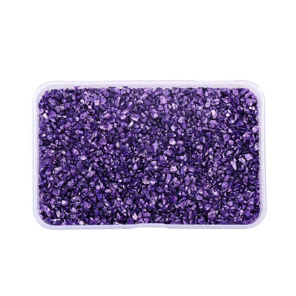 30g/Box Crushed Glass Stones Resin Filling Irregular Broken Stone for DIY Epoxy Resin Mold Crafts Nail Art Decoration Material Leedoar