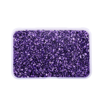 30g/Box Crushed Glass Stones Resin Filling Irregular Broken Stone for DIY Epoxy Resin Mold Crafts Nail Art Decoration Material Leedoar