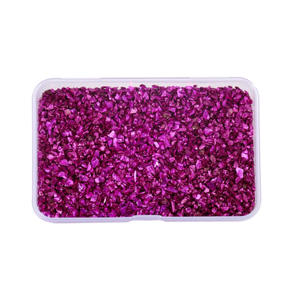 30g/Box Crushed Glass Stones Resin Filling Irregular Broken Stone for DIY Epoxy Resin Mold Crafts Nail Art Decoration Material Leedoar