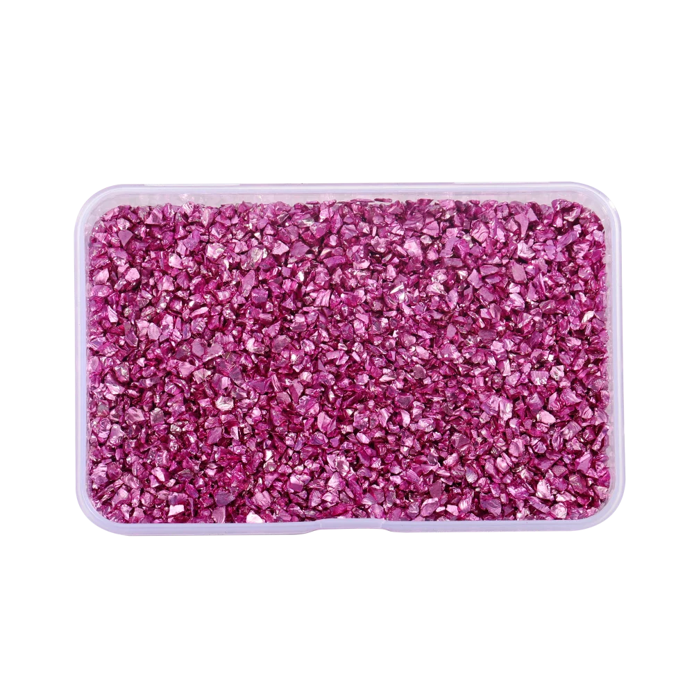 30g/Box Crushed Glass Stones Resin Filling Irregular Broken Stone for DIY Epoxy Resin Mold Crafts Nail Art Decoration Material Leedoar