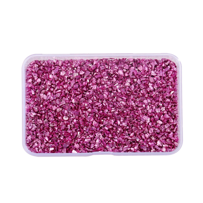 30g/Box Crushed Glass Stones Resin Filling Irregular Broken Stone for DIY Epoxy Resin Mold Crafts Nail Art Decoration Material Leedoar