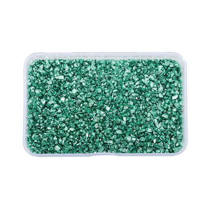 30g/Box Crushed Glass Stones Resin Filling Irregular Broken Stone for DIY Epoxy Resin Mold Crafts Nail Art Decoration Material Leedoar