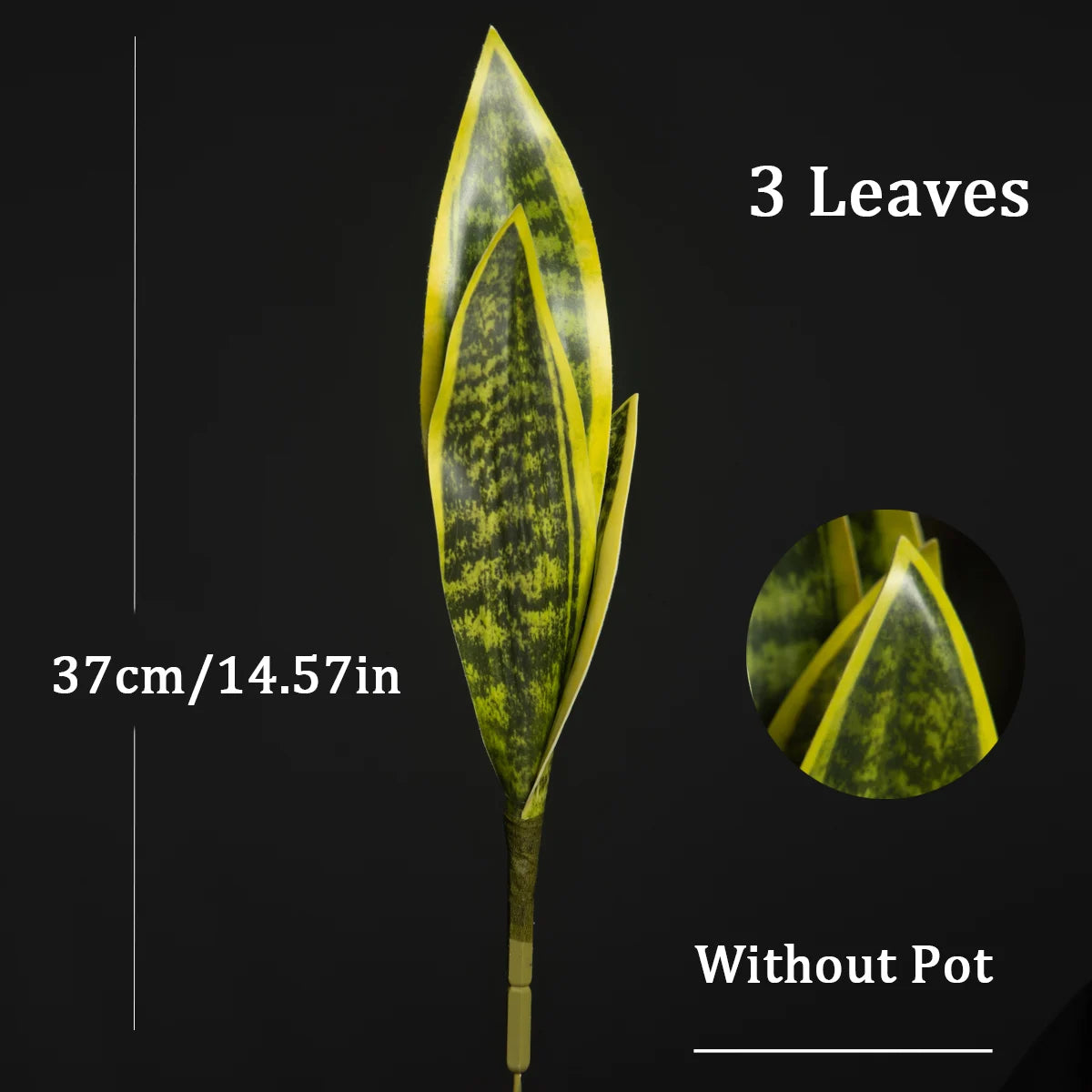 32/37cm Artificial Succulent Plants Fake Sansevieria Indoor Tiger Fur Tropical Faux Snake Plant Office Hotel Balcony Home Decor Leedoar