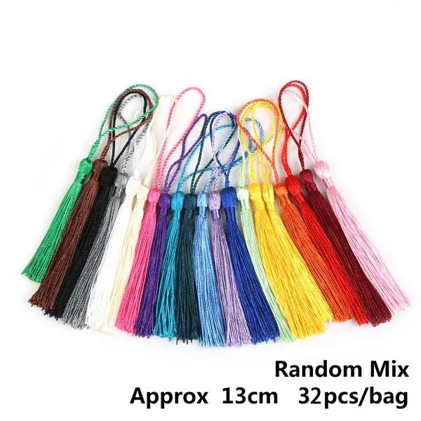 32PcsBookmark Tassel Hanging Tassel Small Tassel Leedoar