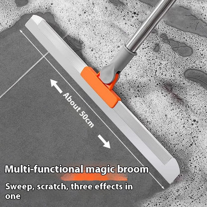 35/50CM Magic Broom Water Scraper Multifunctional Silicone Wipers for Floor Sweeping Kitchen Wipers Floor Scrubbing Water Sweep Leedoar