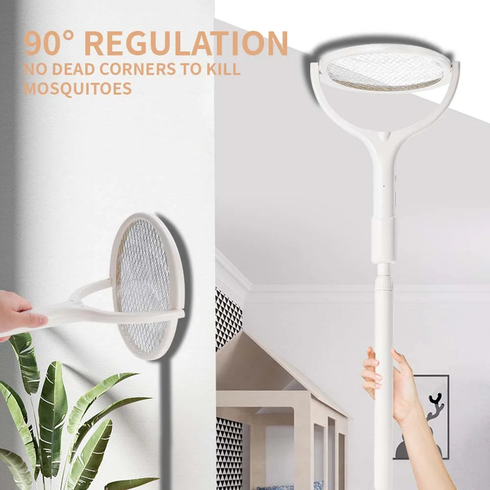 3500V 5in1 Mosquito Killer Lamp Multicunctional Angle Adjustable Bug Zapper Electric USB Rechargeable Mosquito Fly Bat Swatter Leedoar