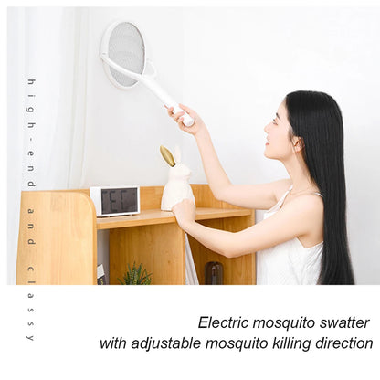 3500V 5in1 Mosquito Killer Lamp Multicunctional Angle Adjustable Bug Zapper Electric USB Rechargeable Mosquito Fly Bat Swatter Leedoar