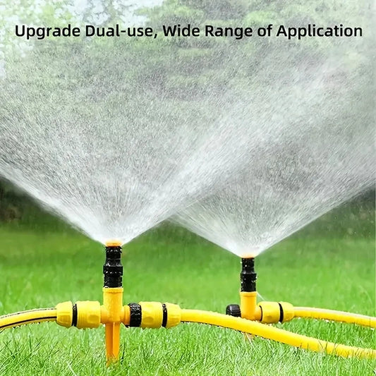 360° Rotation Automatic Garden Sprinkler - Perfect For Lawns,Farms,And Greenhouses! Leedoar