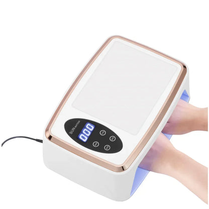 380W Professional Nail Dryer 90 Leds Nail Dryer UV Lamp for Curing All Gel Nail Polish Motion Sensing Manicure Pedicure Leedoar