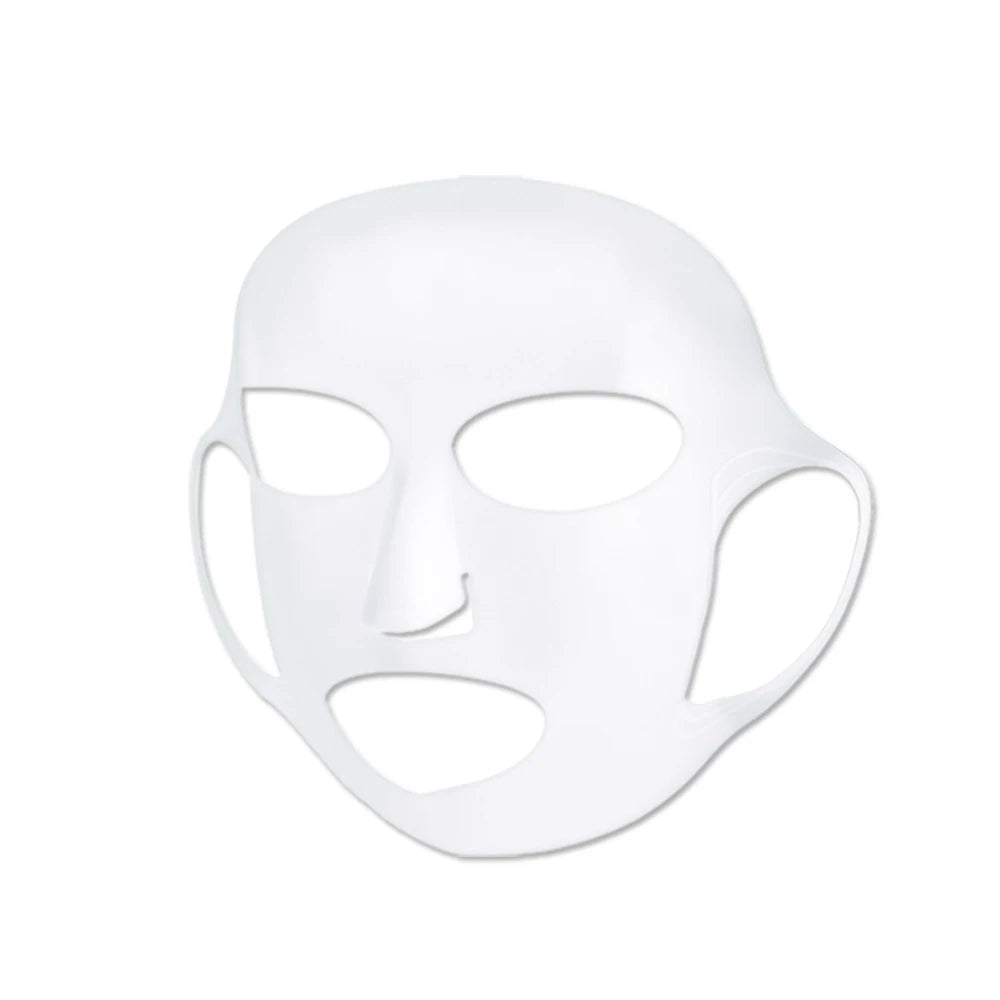 Capa de máscara facial de silicone 3D reutilizável para pendurar na orelha, protetor facial hidratante antienvelhecimento, máscara antievaporação de absorção dupla 