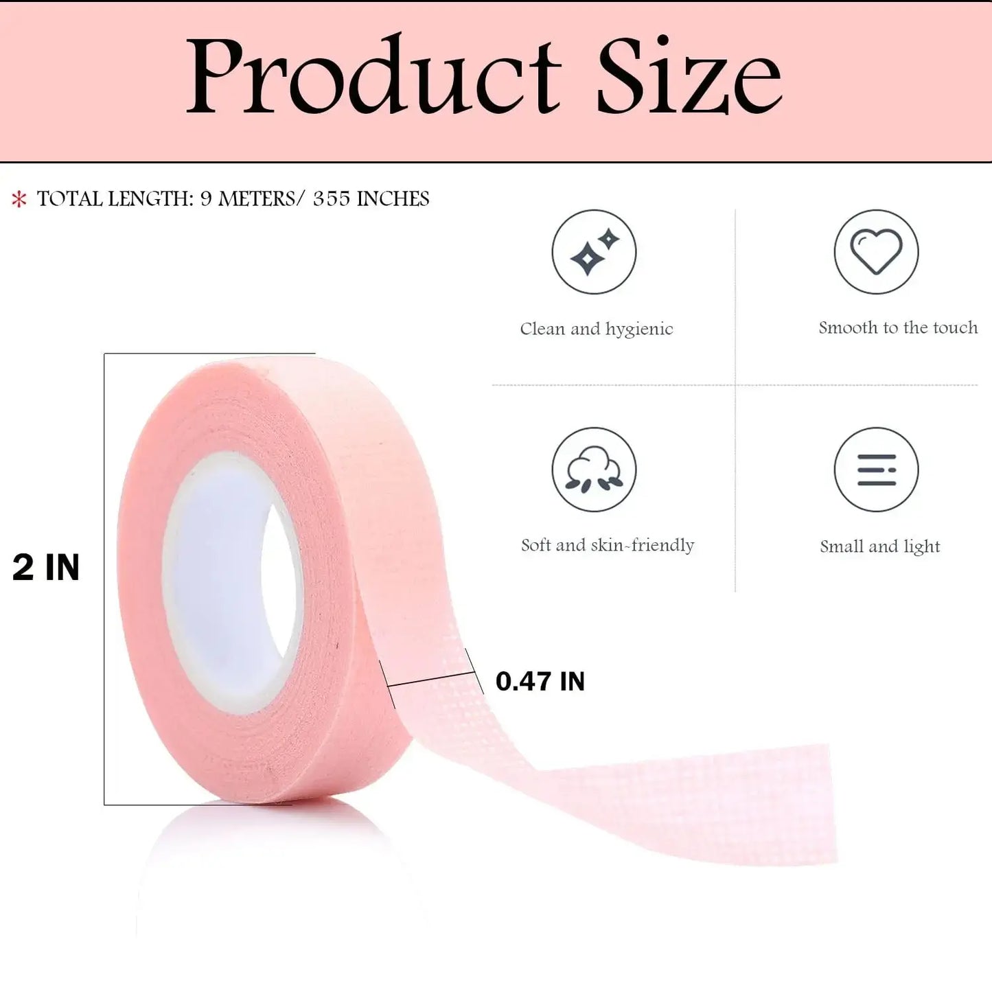 3pcs Eyelash Extension Lint Breathable Non-woven Cloth Adhesive Tape Medical Paper Tape For False Lashes Patch Makeup Tools 3 p Leedoar