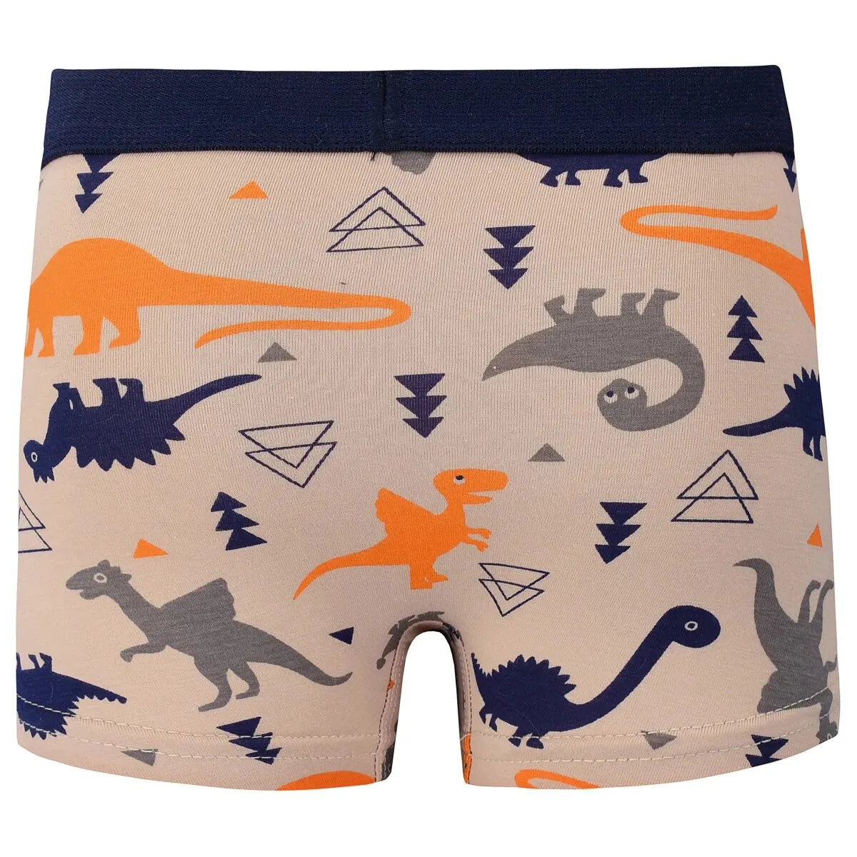 3pcs Toddler Kid Boys Underwear Soft Breathable Cartoon Dinosaur Fire Truck Pattern Comfy Boxers Briefs - Kids Fashion Leedoar