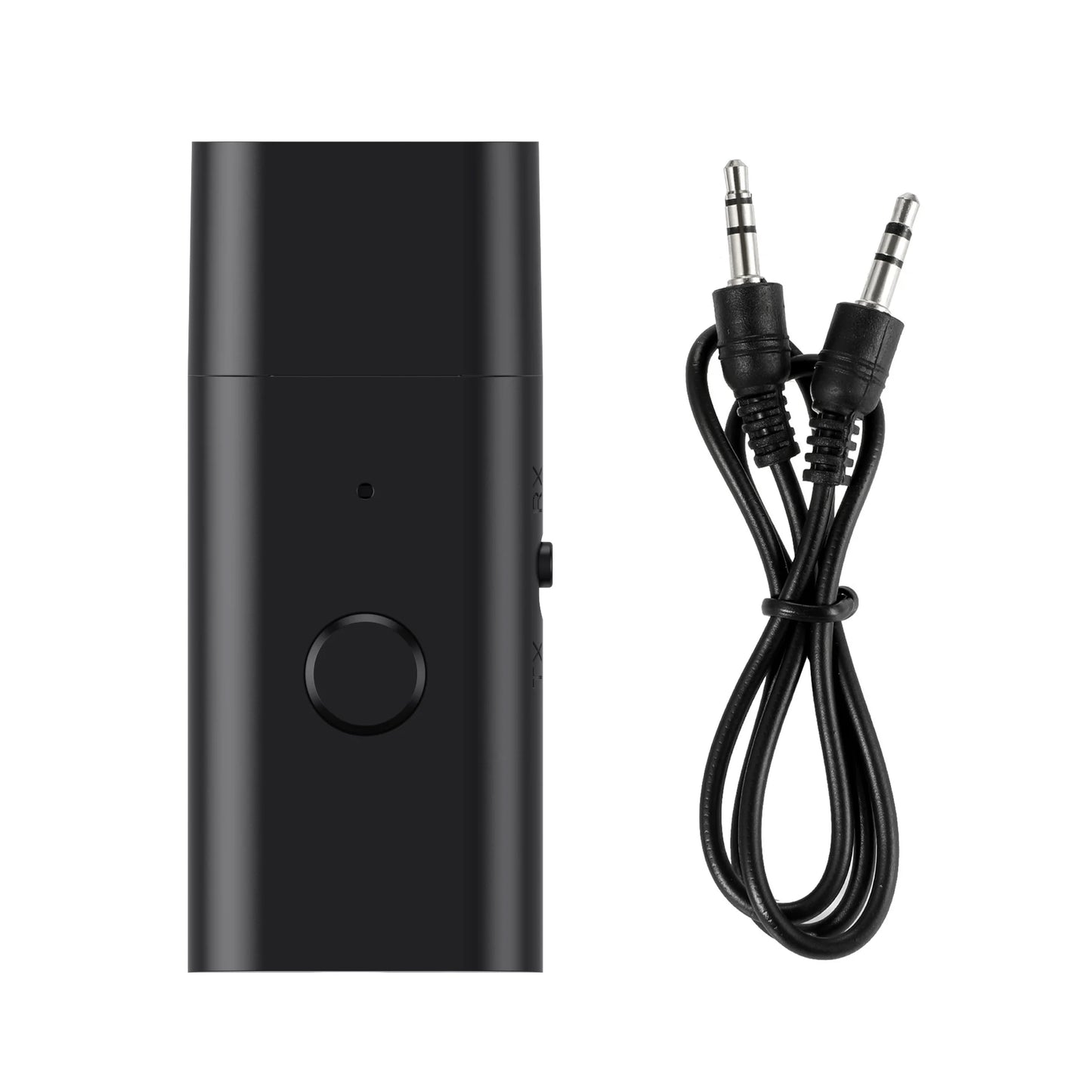 Adaptador AUX Bluetooth sem fio 4 em 1 Bluetooth 5.3 Receptor de áudio para carro Transmissor USB para conector de 3,5 mm Adaptador viva-voz para microfone de música