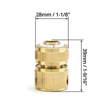 4-way Water Quick Connector High Pressure Quick Coupling For Car Washer Water Gun Adapter Joints Garden Irrigation Accessories Leedoar