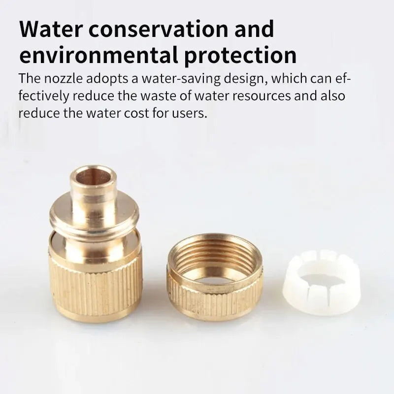 4-way Water Quick Connector High Pressure Quick Coupling For Car Washer Water Gun Adapter Joints Garden Irrigation Accessories Leedoar