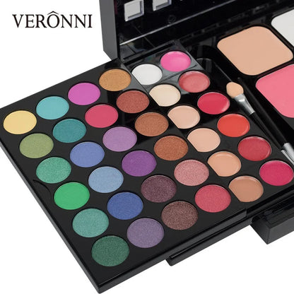 40/74/78 Colors Glitter Eyeshadow Palette Matte Waterproof Long Lasting Pressed Powder Cosmetics Kit  Fashion Women MakeUp Tools Leedoar