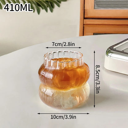 400ml Square Heat Resistant Coffee Glass Cup With Lid and Straw Transparent Milk Tea Juice Cup Coffee Mug For Home Bar Drinkware Leedoar