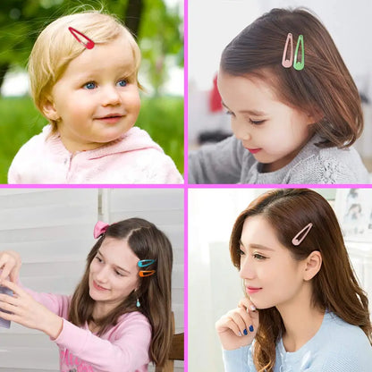 40 pinzas para el pelo para niñas, de color caramelo, con forma de princesa, horquillas coreanas, tocado, accesorios para el cabello para niñas 