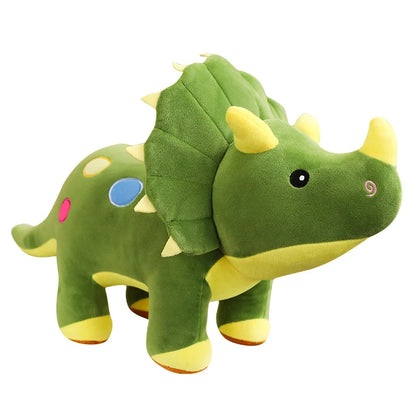 40cm Creative Big Plush Soft Triceratops Stegosaurus Plush Toy Dinosaur Doll Stuffed Toy Kids Dinosaurs Toy Birthday Gifts Leedoar