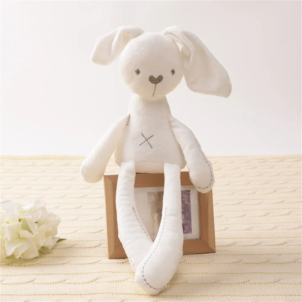 42CM Cute Cartoon Long Ears Rabbit Doll Baby Soft Plush Toys For Children Bunny Sleeping Mate Children Stuffed Plush Animal Toy Leedoar