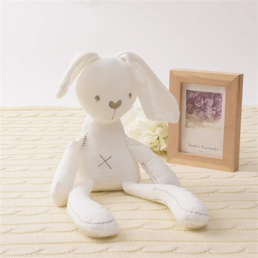 42CM Cute Cartoon Long Ears Rabbit Doll Baby Soft Plush Toys For Children Bunny Sleeping Mate Children Stuffed Plush Animal Toy Leedoar