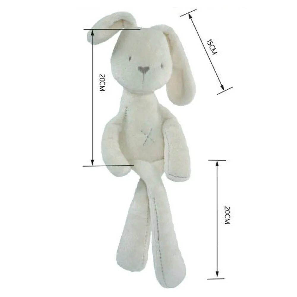 42CM Cute Cartoon Long Ears Rabbit Doll Baby Soft Plush Toys For Children Bunny Sleeping Mate Children Stuffed Plush Animal Toy Leedoar