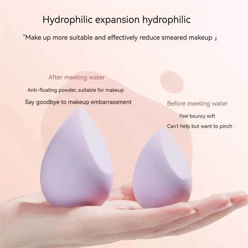 4PCS Beauty Eggs Set Seamless Smudging More Hygienic Prevents Bacteria Buildup Create A Flawless Makeup Look Beauty Egg Case Leedoar