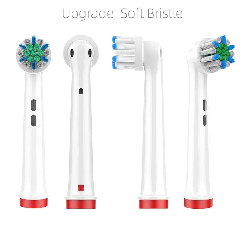 4PCS Dupont Bristle Electric Toothbrush Heads Whiten teeth/Daily Clean/Precison Cleaning/Soft Care Teeth Function For Oral B Leedoar