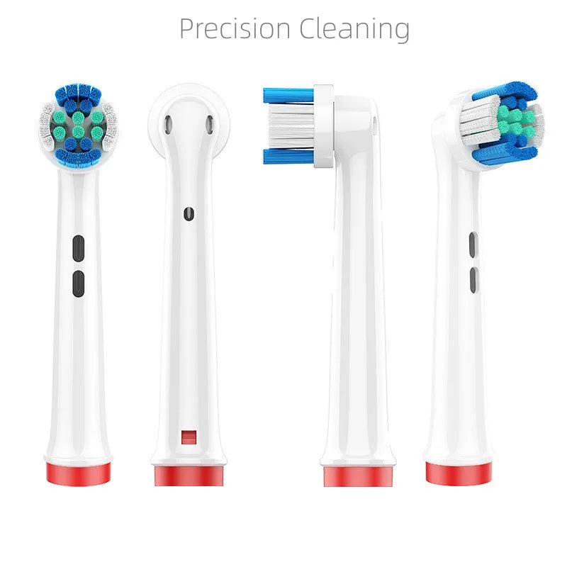 4PCS Dupont Bristle Electric Toothbrush Heads Whiten teeth/Daily Clean/Precison Cleaning/Soft Care Teeth Function For Oral B Leedoar