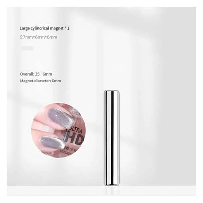 4PCS Multi Functional Nail Art Magnet Stone Pattern Absorbing Nail Gel Crystal Magnetic Bar Nail Enhancement Tool Leedoar