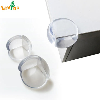 4Pcs Child Baby Safety Silicone Protector Table Corner Edge Protection Cover Children Anticollision Edge & Guards Leedoar