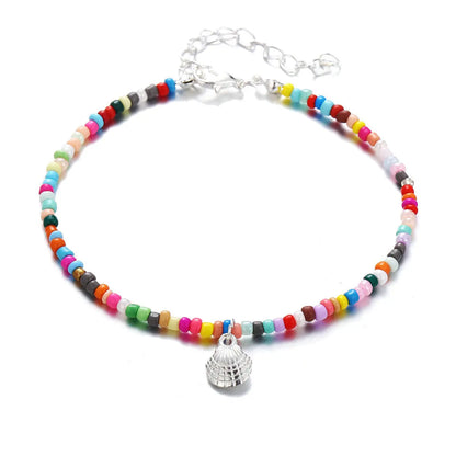 Gargantilla de piedra de colores de 4 mm para mujer, collar con colgante de amuleto malvado redondo, joyería de moda para uso diario 