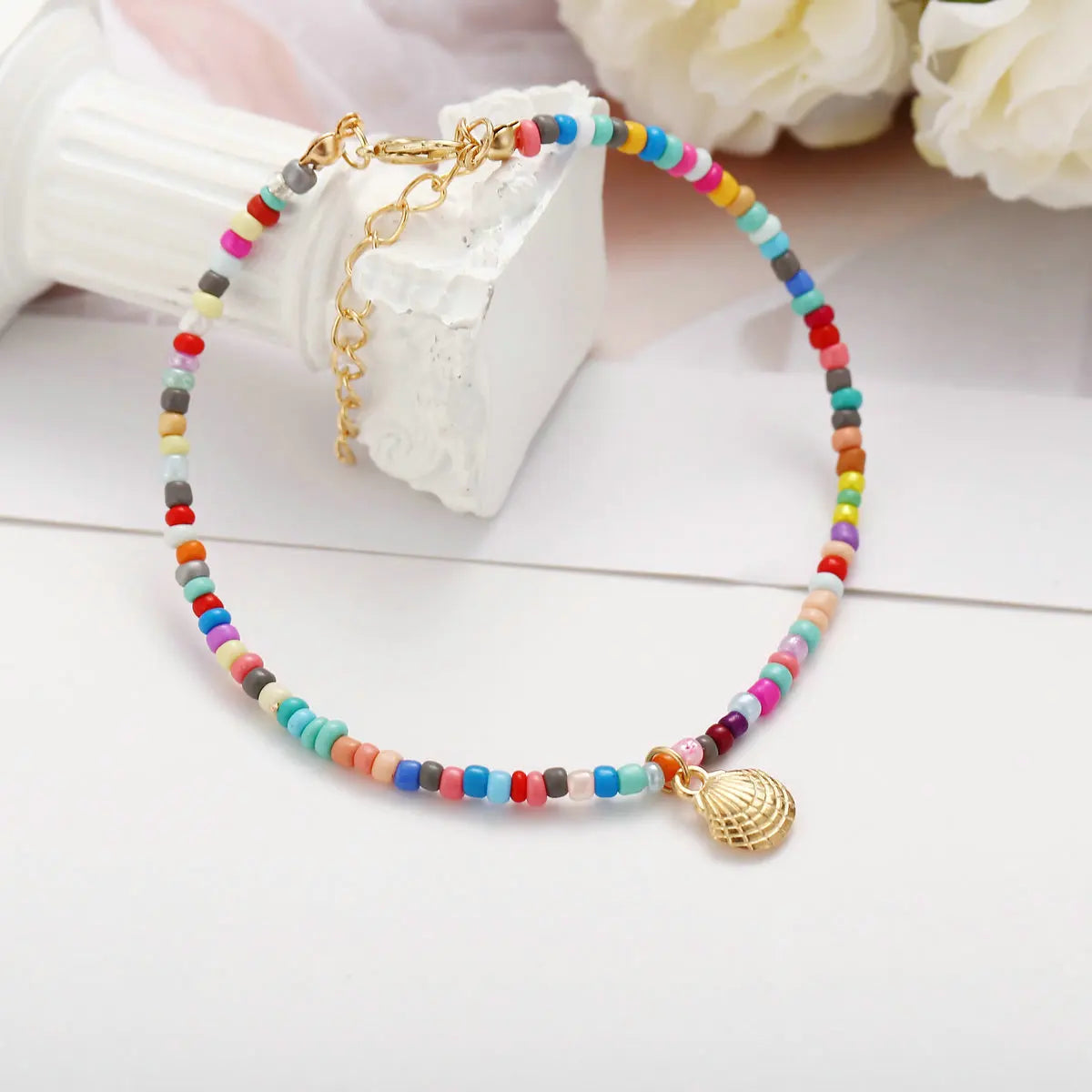 Gargantilla de piedra de colores de 4 mm para mujer, collar con colgante de amuleto malvado redondo, joyería de moda para uso diario 