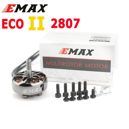 4 peças/lote EMAX ECOII Series eco ii 2807 6S 1300KV Motor Brushless para 7'' FPV Racing RC Drone Peças DIY