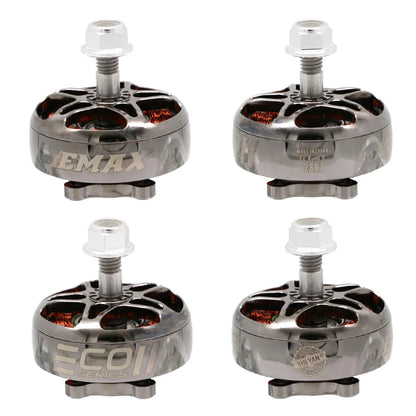 4 peças/lote EMAX ECOII Series eco ii 2807 6S 1300KV Motor Brushless para 7'' FPV Racing RC Drone Peças DIY