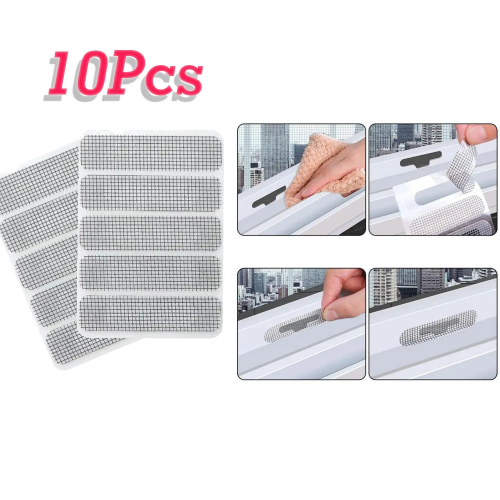 5/10/20Pcs Window Screen Repair Sticker Window Net Anti-mosquito Mesh Door Mosquito Netting Patch Repair Broken Hole Screen Net Leedoar