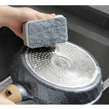 5/10/20pcs Double-sided Cleaning Sponges Pan Pot Dish-Washing Sponges Household Scouring Pad Kit Tools Kitchen Tableware Brush Leedoar