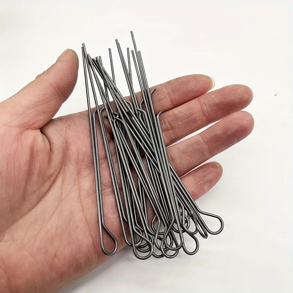 5/10Pcs 4,3 polegadas Suportes de pavio de vela Clipe Fixador de pavio Suportes de aço inoxidável para fabricação de velas Ferramentas de dispositivo de centralização de pavio de metal 