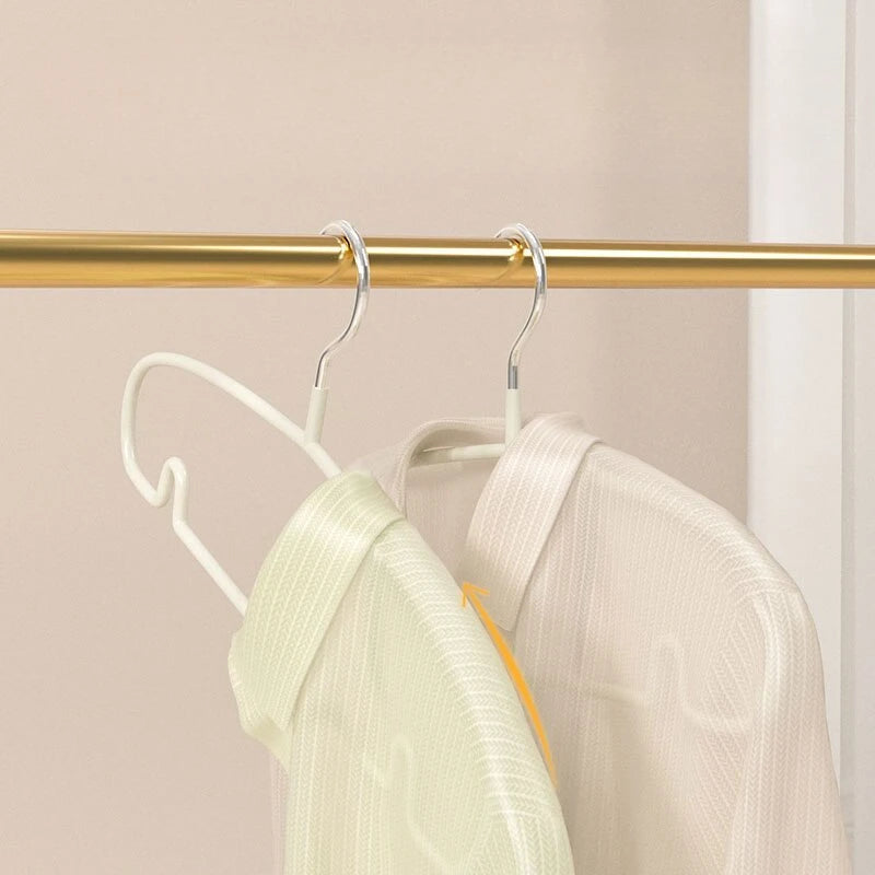 5/10pcs Simple Clothes Hanger Non Slip Dormitory Household Clothe Hanging To Prevent Clothes Deformation Clothes Storage Leedoar